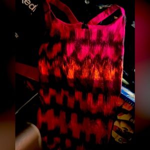 The North Face Pink Orange Design Workout Tank top Women’s XSmall